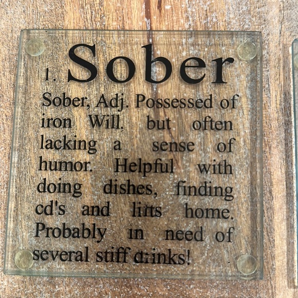 Glass Drink Coasters - Picture 2 of 7